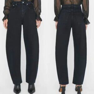 Frame Denim High Waisted Long Barrel Jeans, Size 29